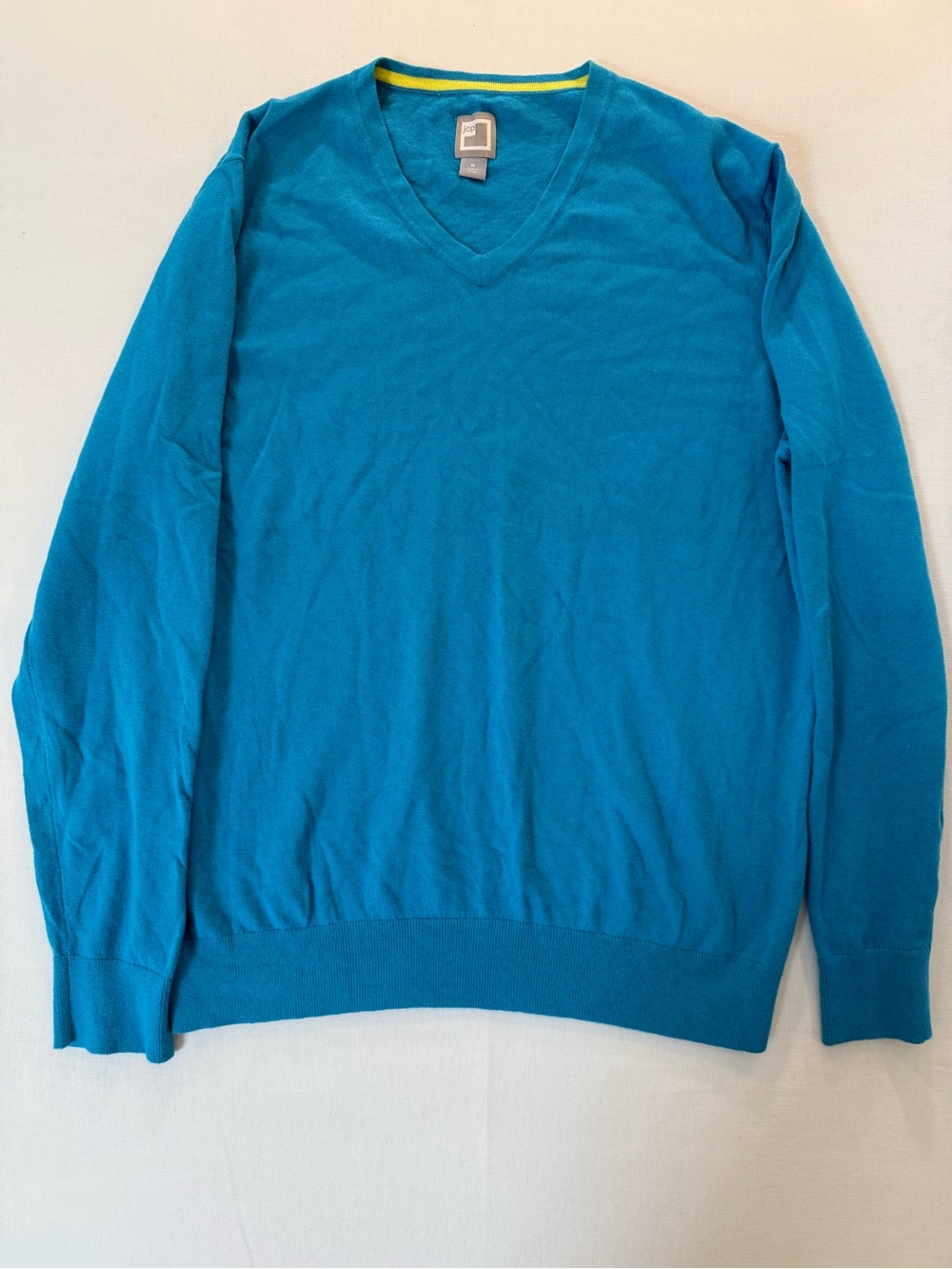 jcpenney Men's V-Neck Sweater in Teal